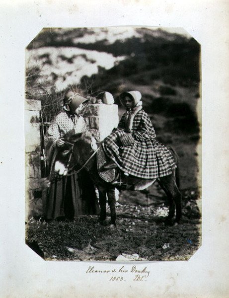 Eleonora i jej Osioł autorstwa John Dillwyn Llewelyn