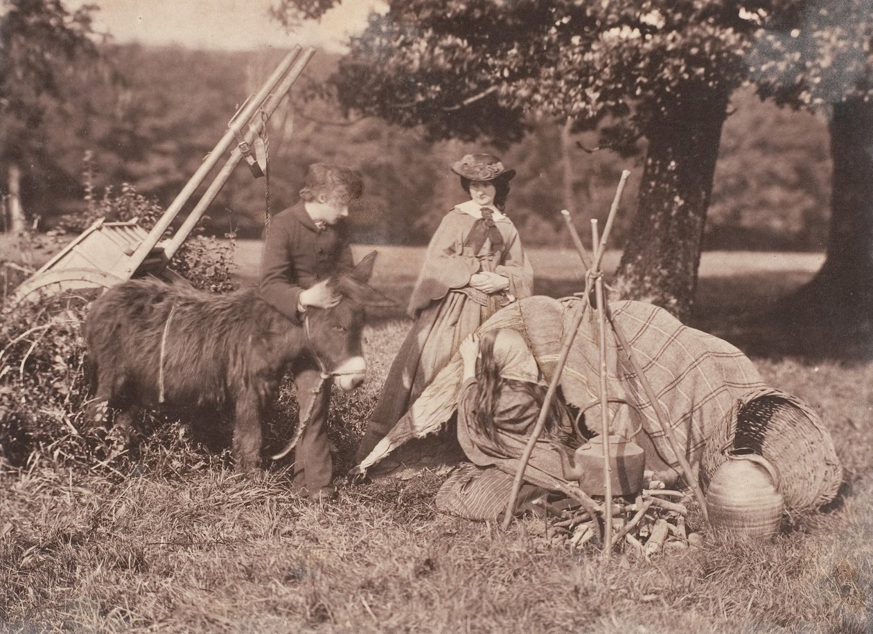 Gipsies, 1853-56. autorstwa John Dillwyn Llewelyn