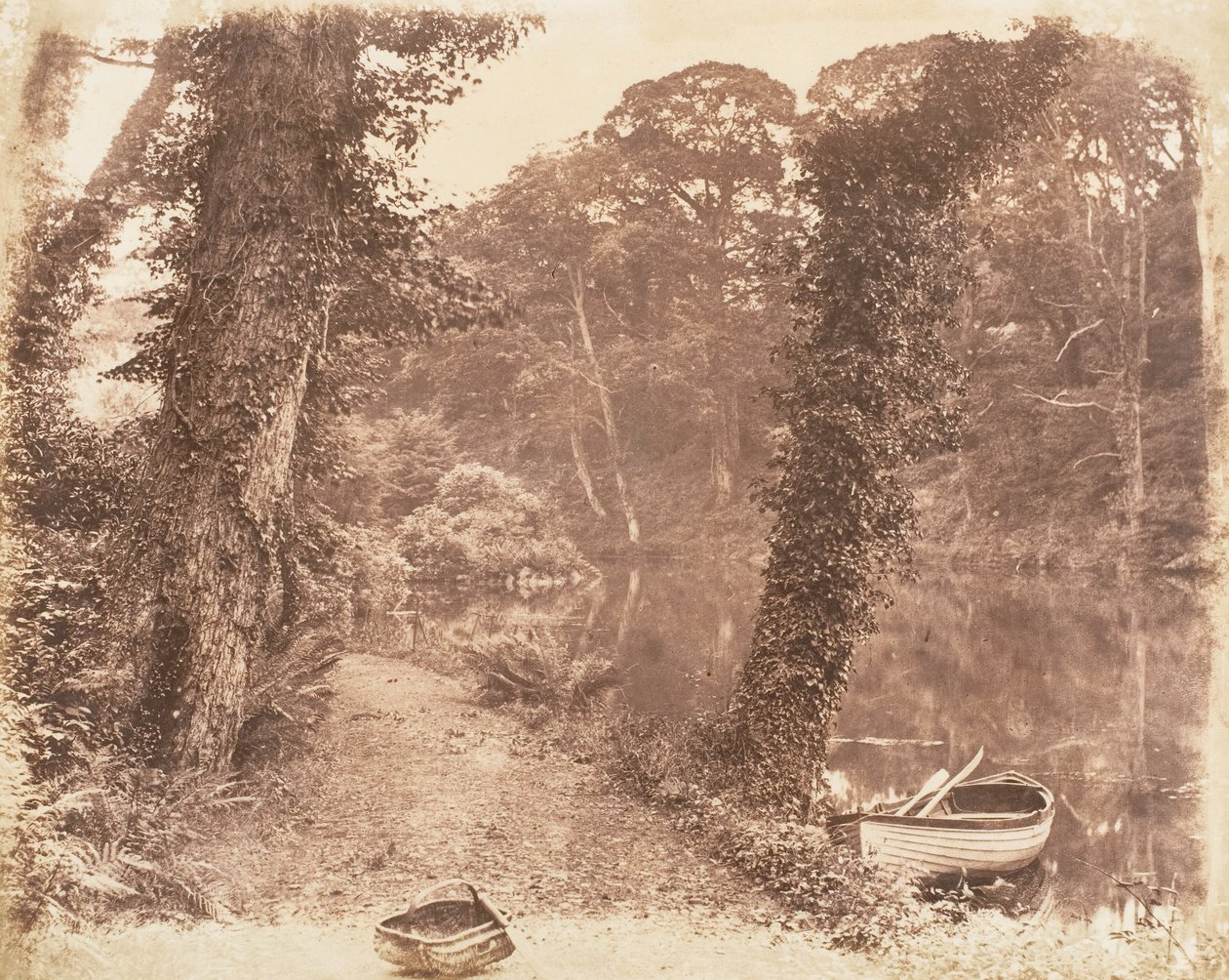 Jezioro Górne, 1853-56. autorstwa John Dillwyn Llewelyn