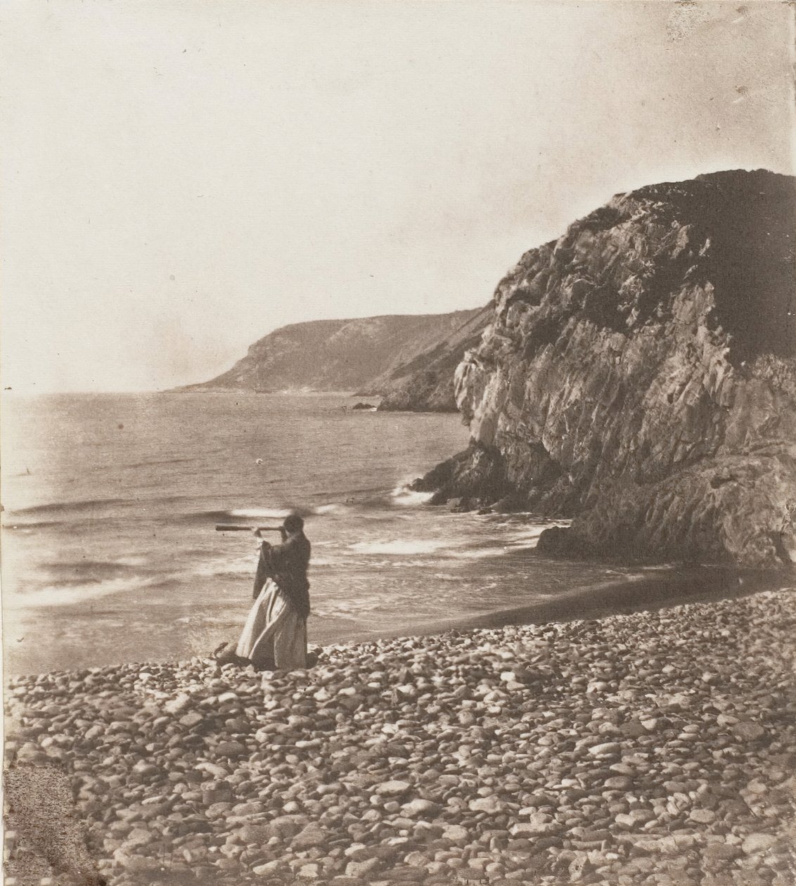 Wiatry i fale, 1853-56. autorstwa John Dillwyn Llewelyn