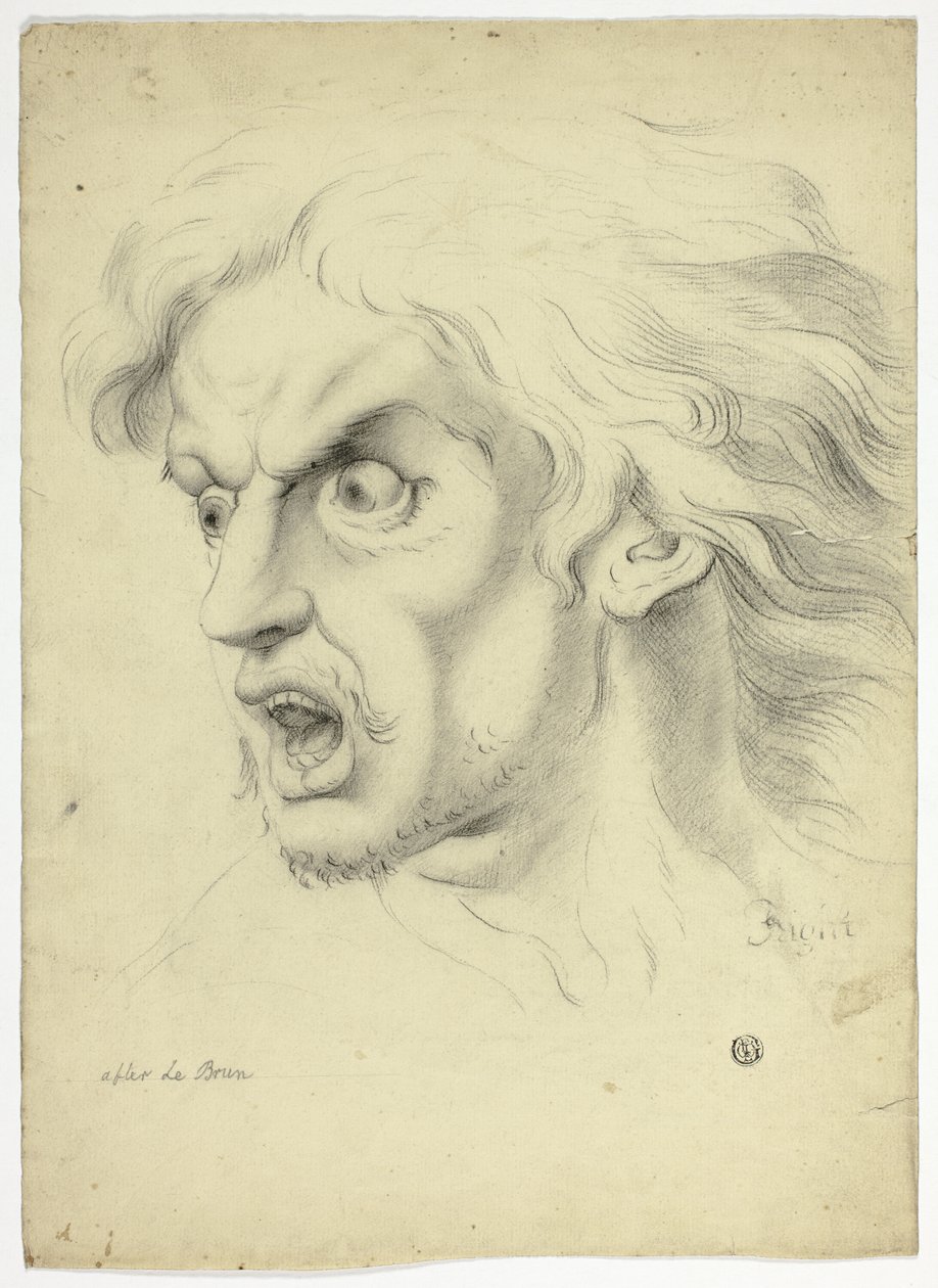 Przerażenie autorstwa John Downman