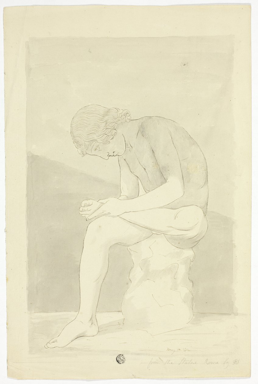 Zbieracz Cierni (Lo Spinario) autorstwa John Downman
