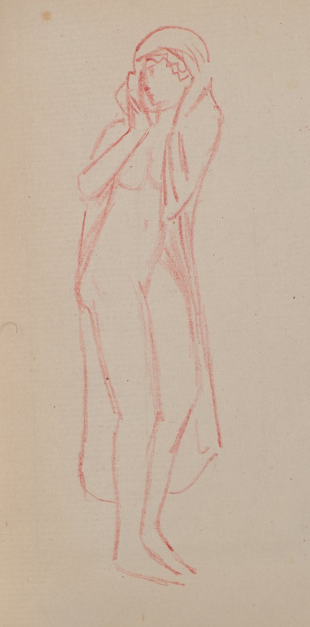 Bez tytułu [figura kobieca] (ołówek) autorstwa John Duncan