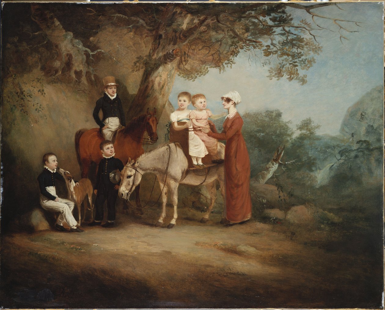 Rodzina Marriott, 1815 autorstwa John E. Ferneley