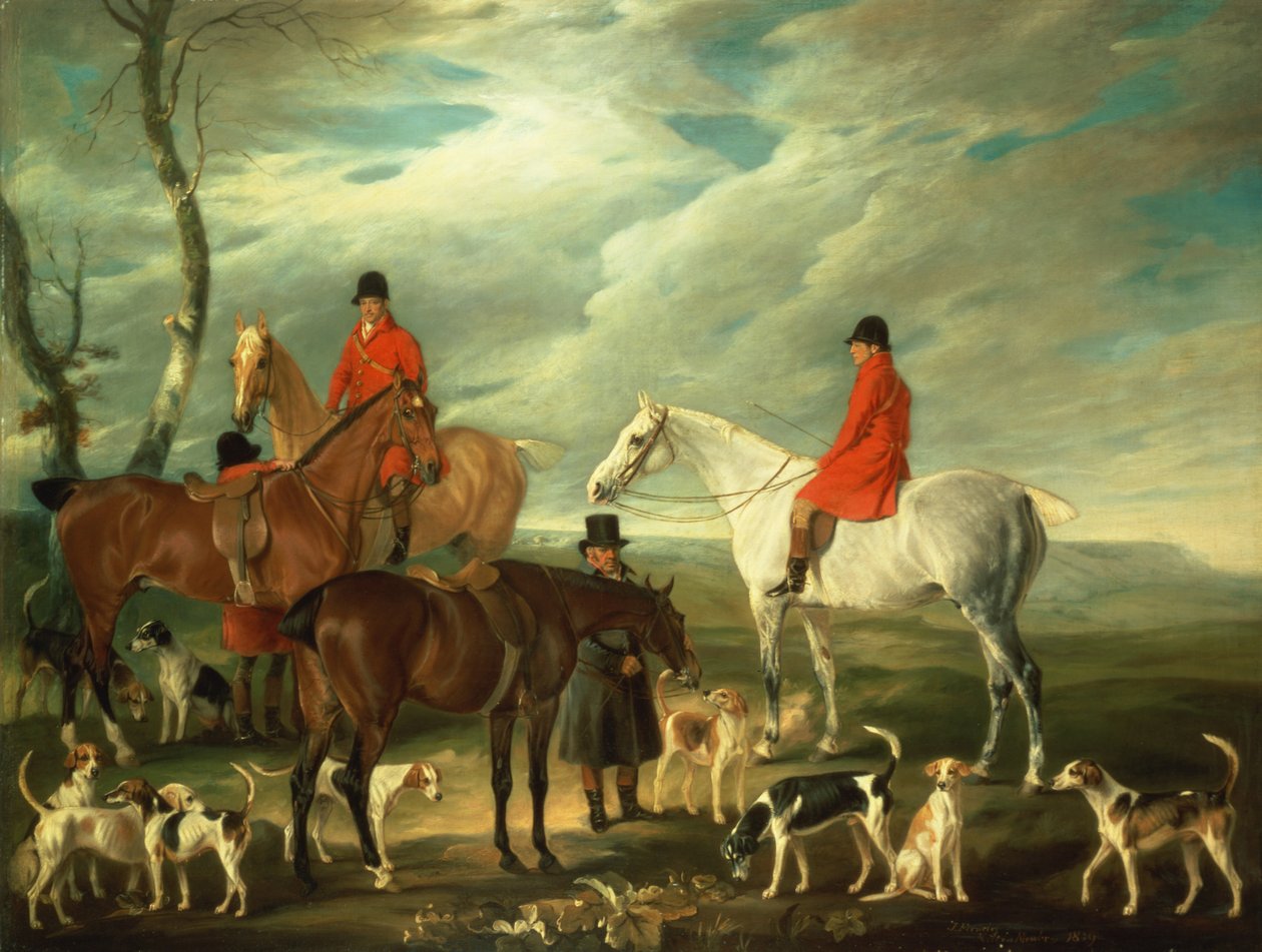 Spotkanie, Melton Mowbray autorstwa John E. Ferneley