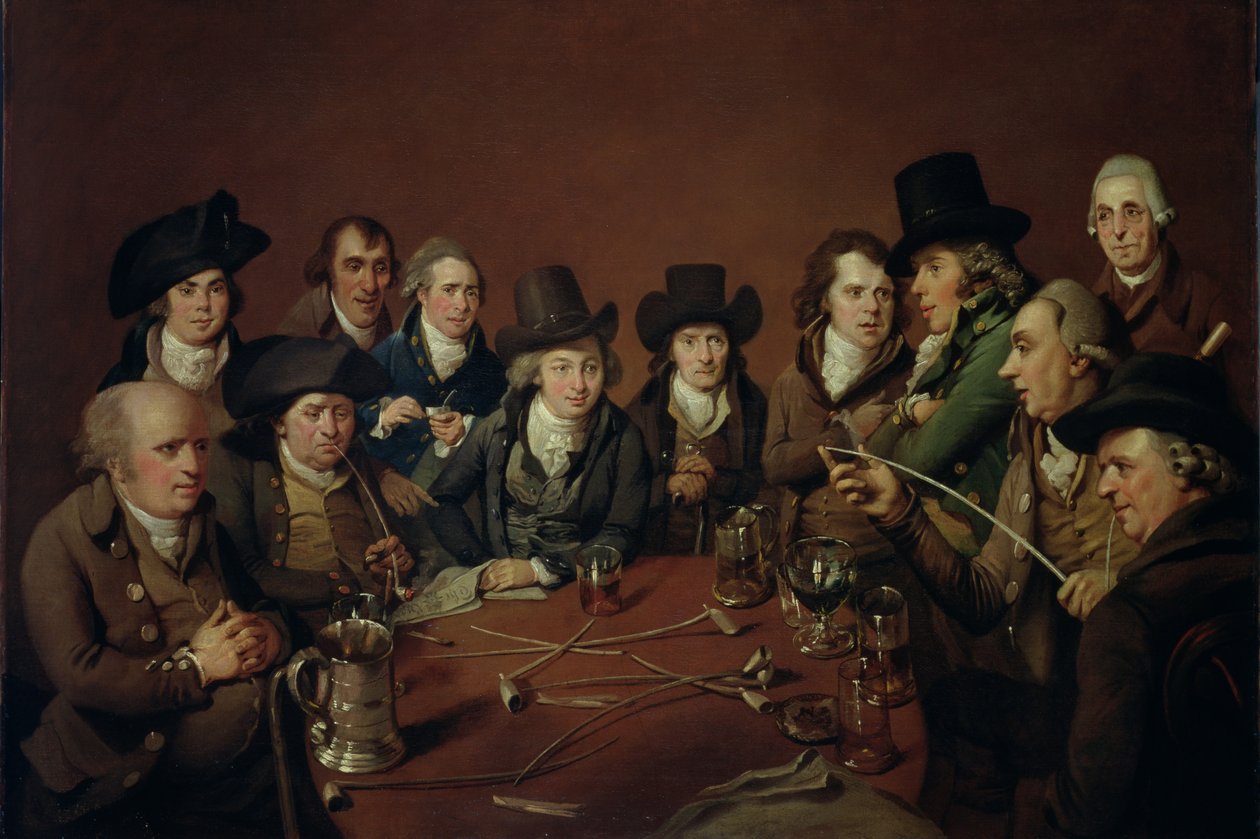 John Freeth i jego krąg, 1792 autorstwa John Eckstein