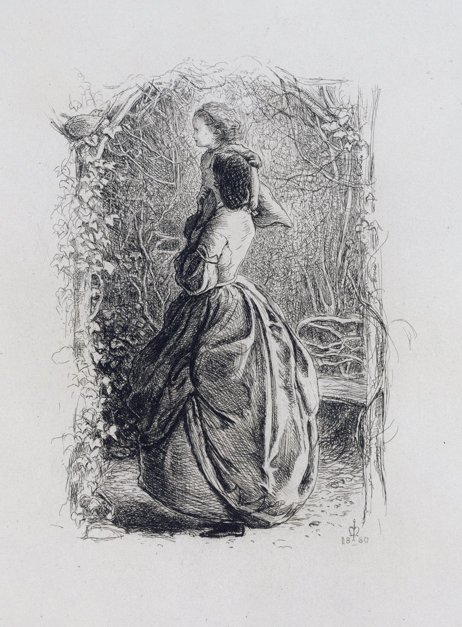 Wesołej wiosny (akwaforta na papierze) autorstwa John Everett Millais