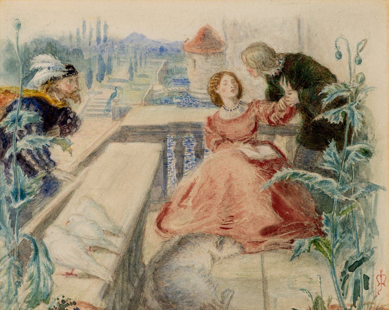 Odkrycie kochanków autorstwa John Everett Millais