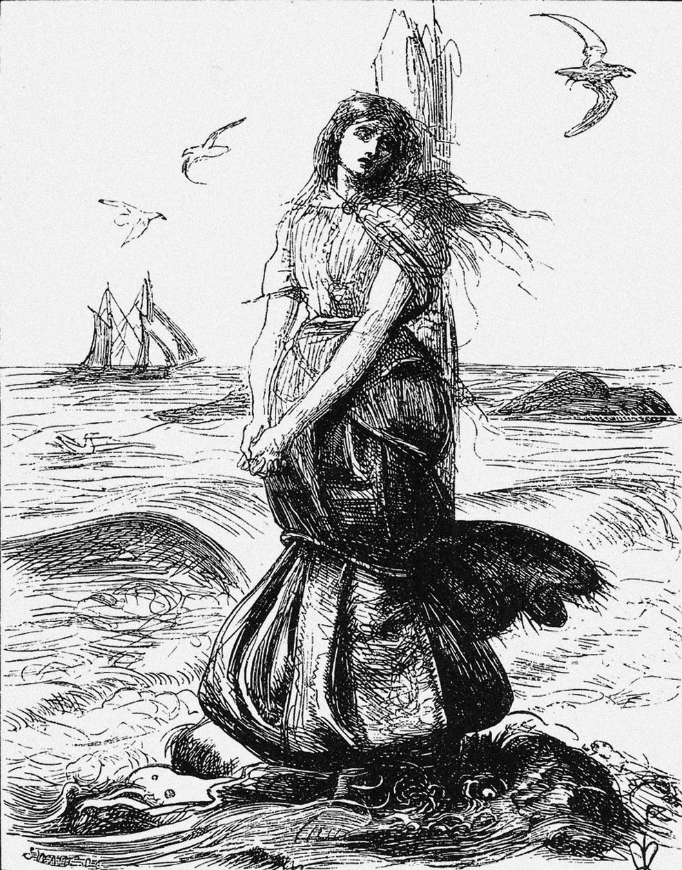 Margaret Wilson, 1862 autorstwa John Everett Millais