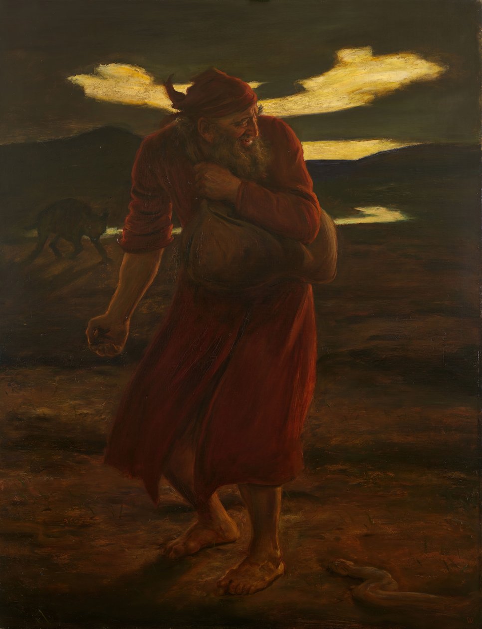 Przypowieść o kąkolu, 1865. autorstwa John Everett Millais