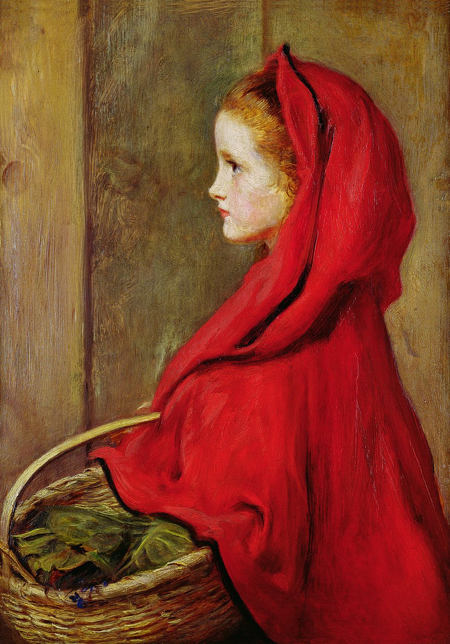 Czerwony Kapturek autorstwa John Everett Millais