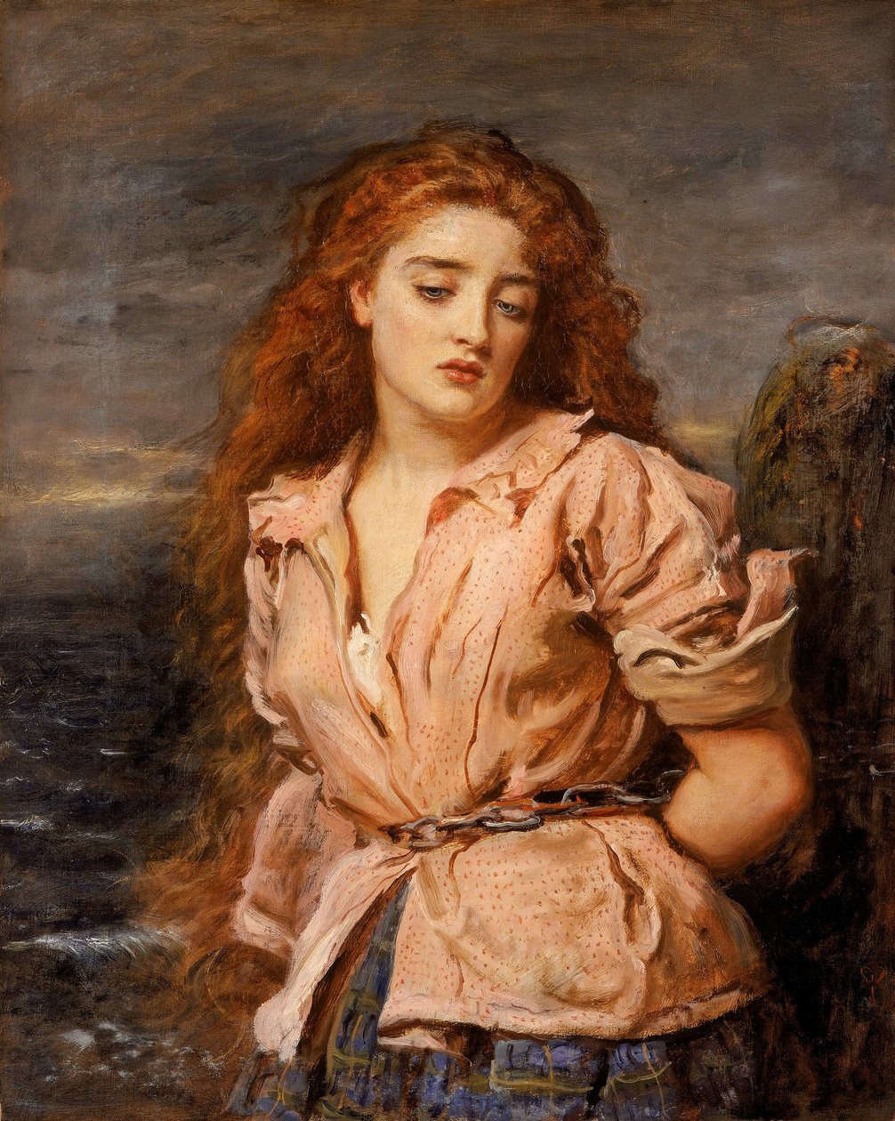 Męczennik z Solway. autorstwa John Everett Millais