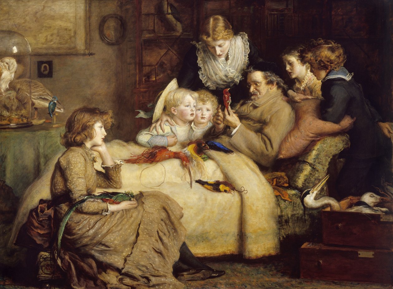 Ornitolog autorstwa John Everett Millais