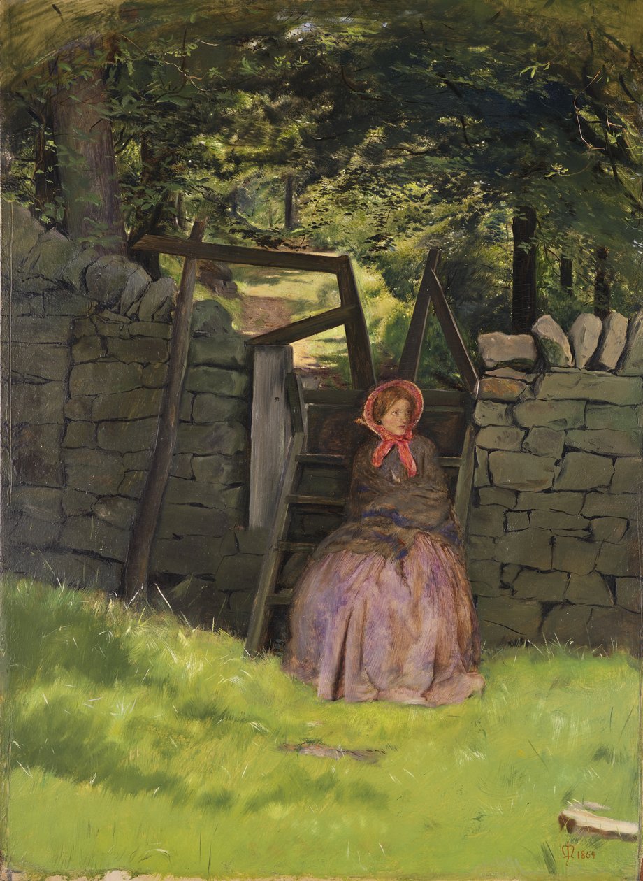 Czekam, 1854 autorstwa John Everett Millais