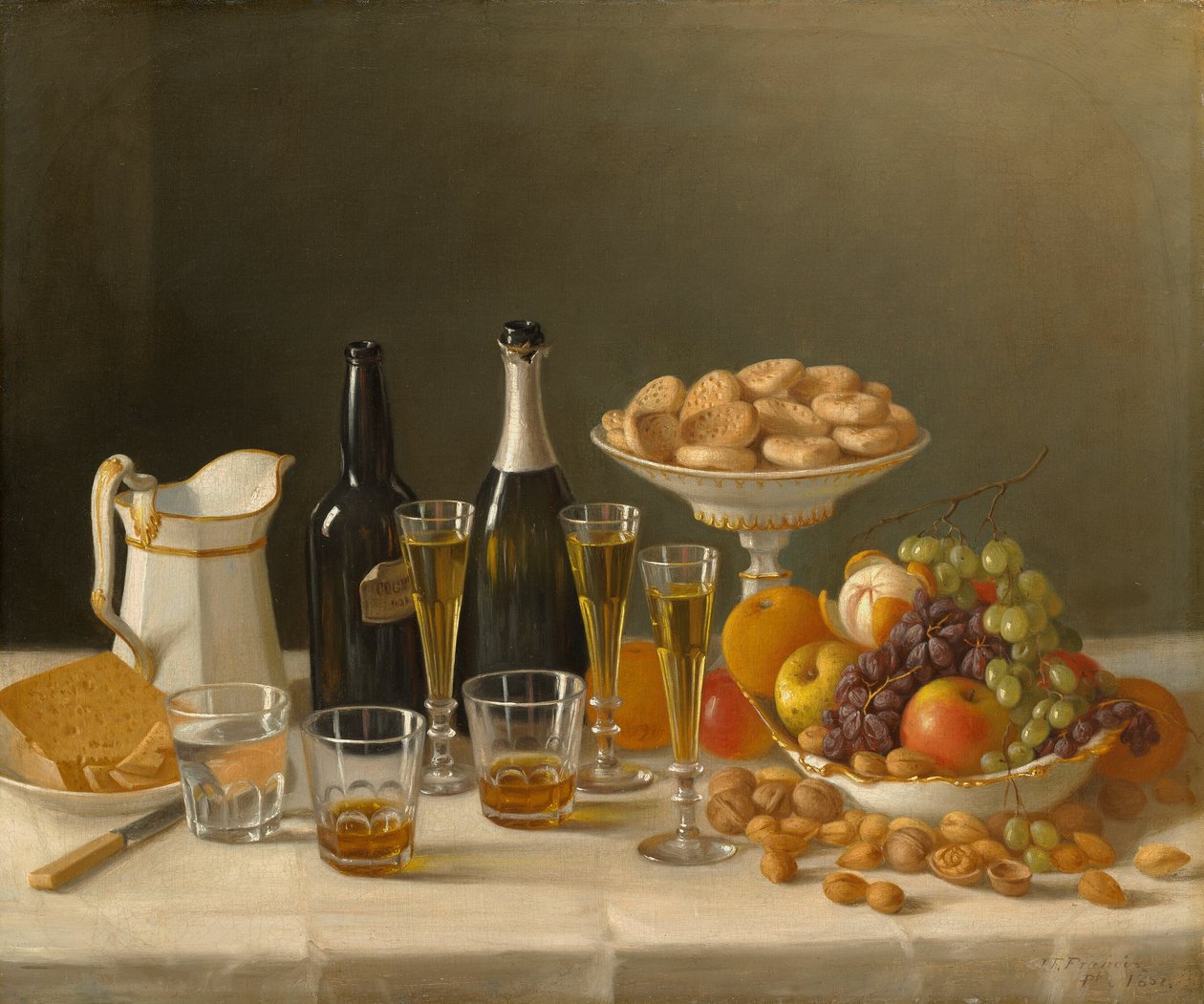 Wino, ser i owoce autorstwa John F. Francis
