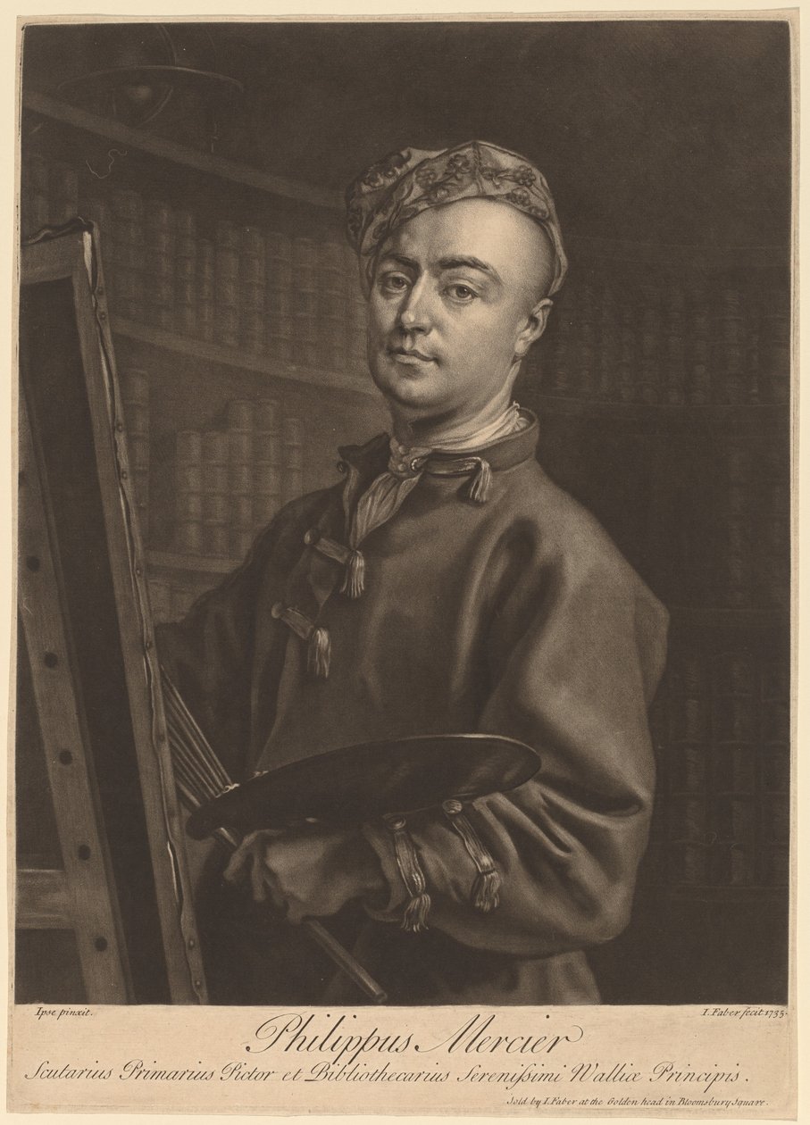 Filip Mercier autorstwa John Faber II after Philip Mercier
