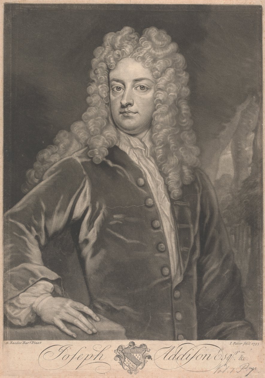 Józef Addison Esq. autorstwa John Faber the younger