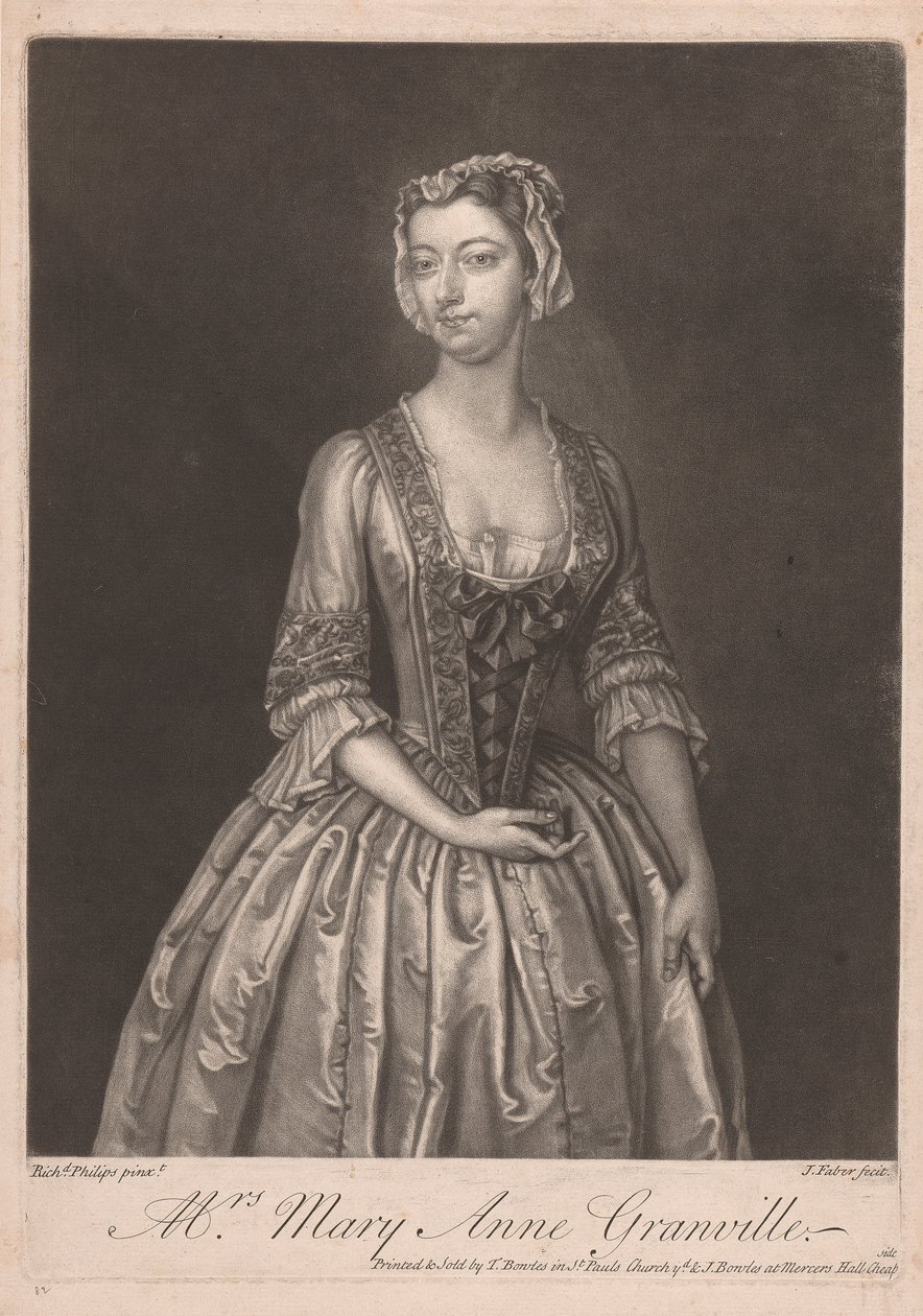 Pani Mary Ann Granville autorstwa John Faber the younger