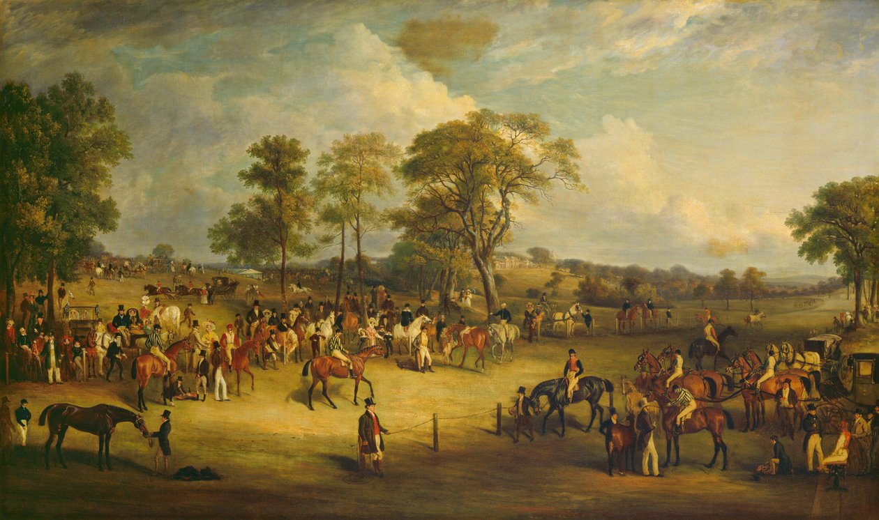 Wyścigi w Heaton Park, 1829. autorstwa John Ferneley