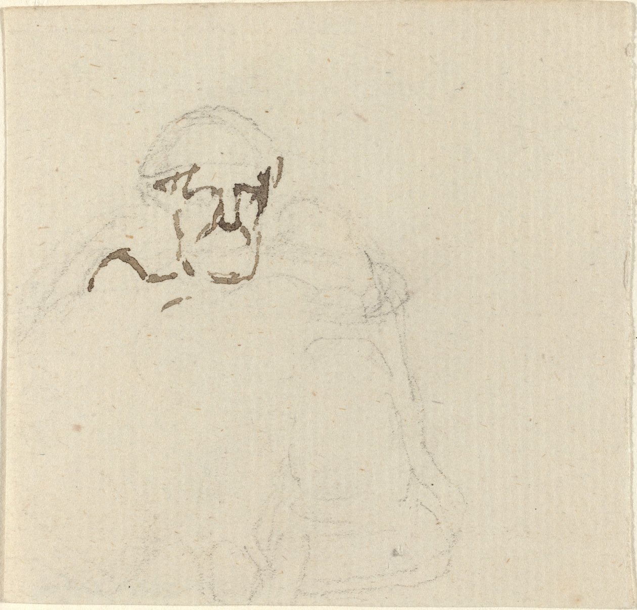 Brodaty Postać autorstwa John Flaxman