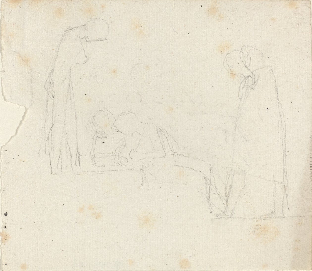 Grupa Pięciu Figur autorstwa John Flaxman