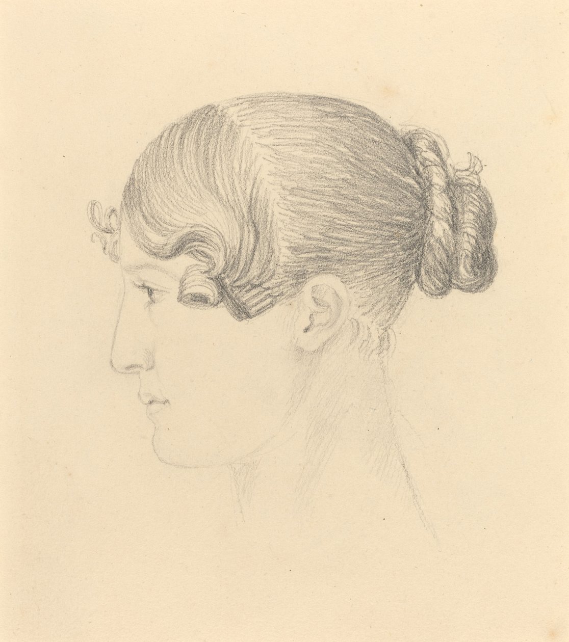 Głowa kobiety (Theresa Turner?) autorstwa John Flaxman