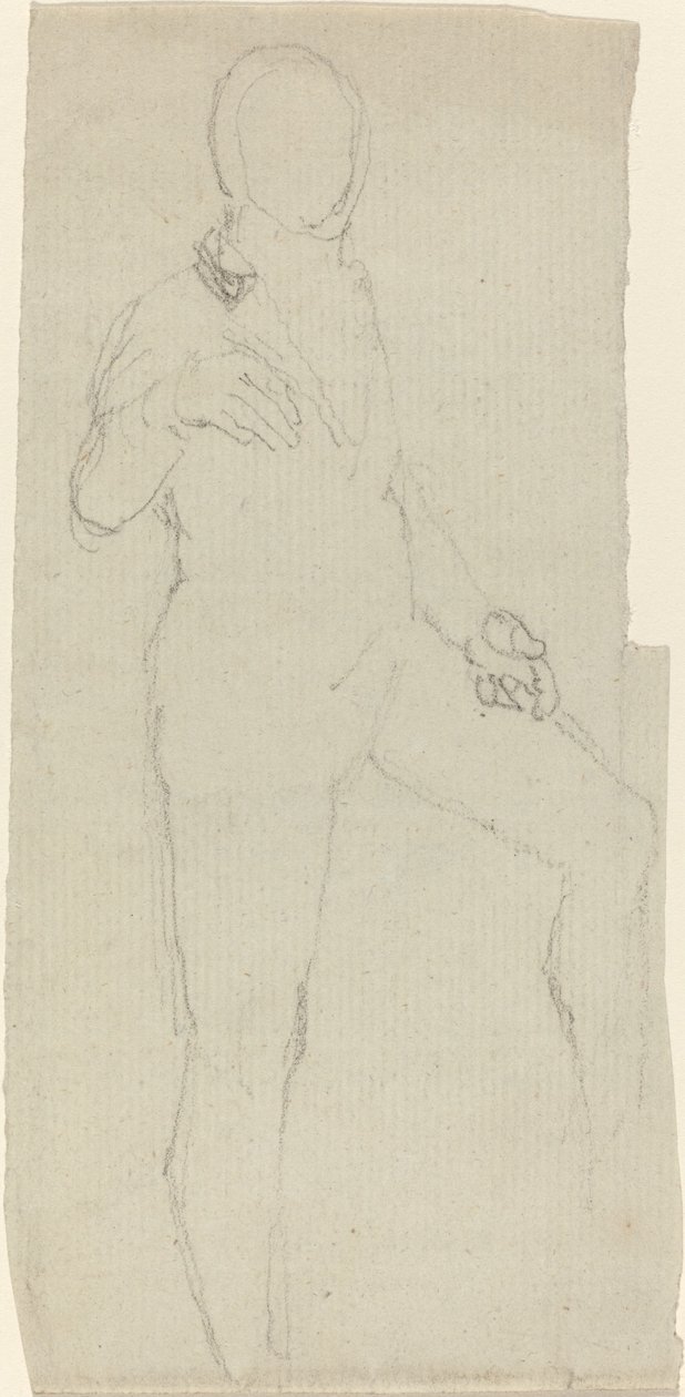 Męska postać we współczesnym stroju autorstwa John Flaxman