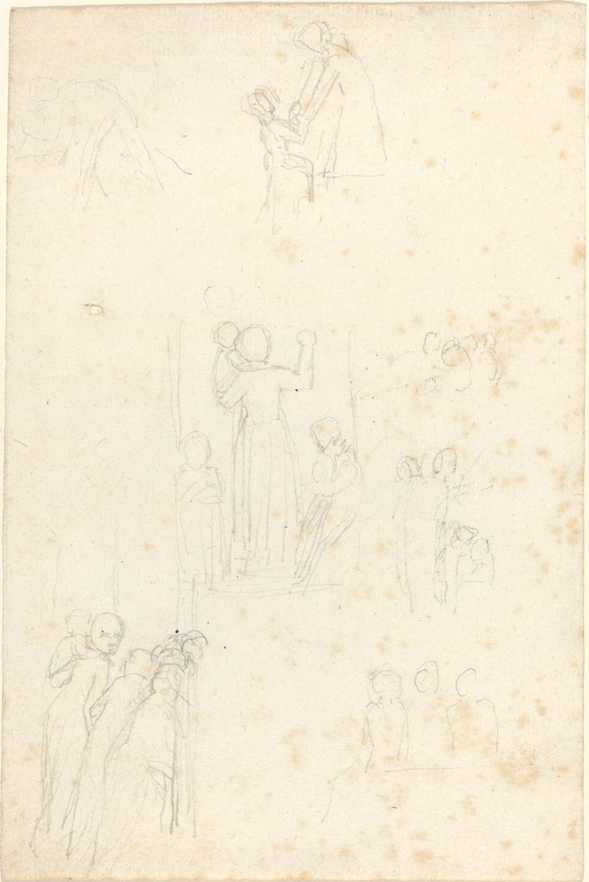 Arkusz studiów autorstwa John Flaxman