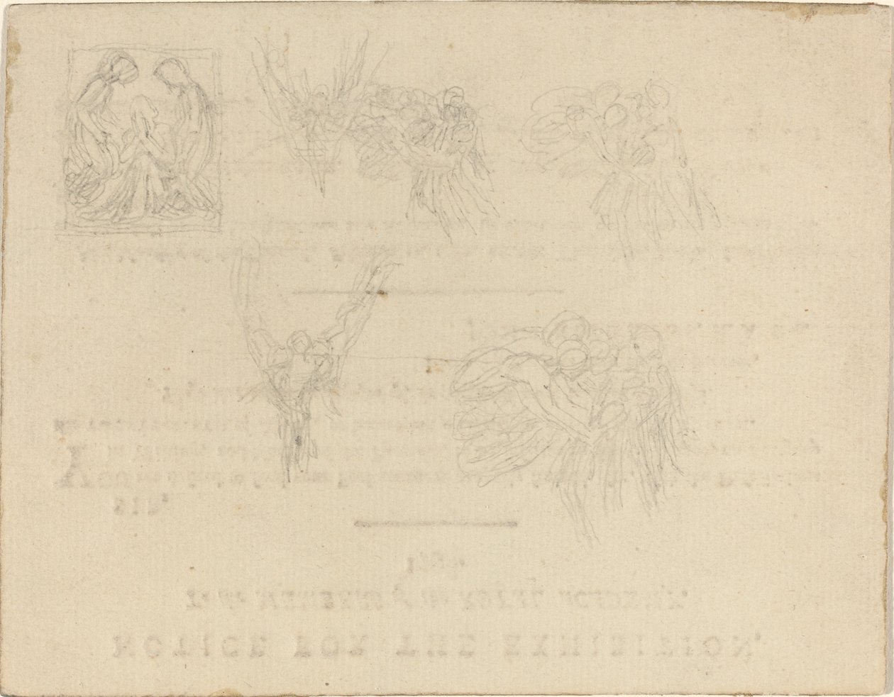 Arkusz studiów autorstwa John Flaxman