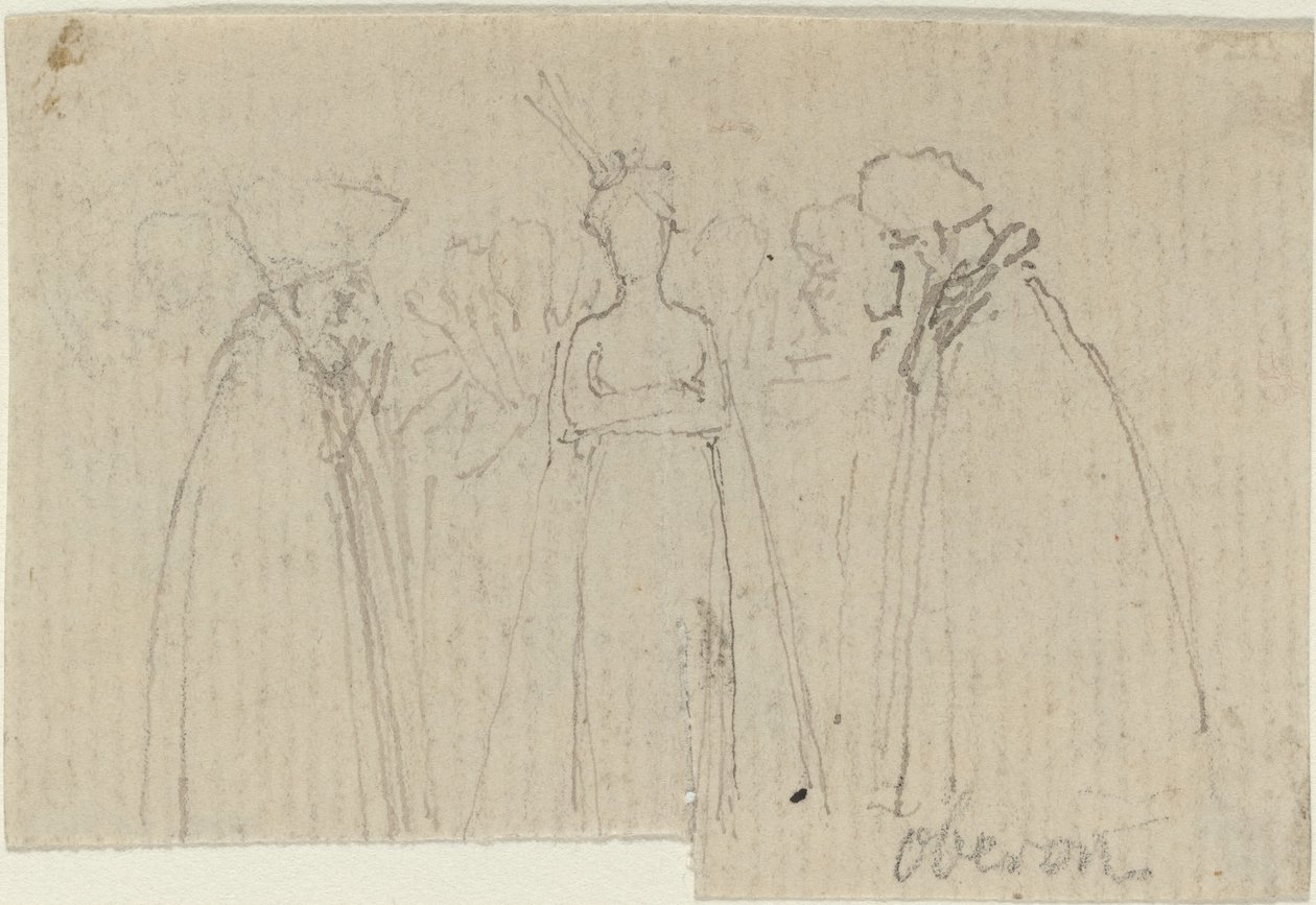 Arkusz studiów [recto i verso] autorstwa John Flaxman