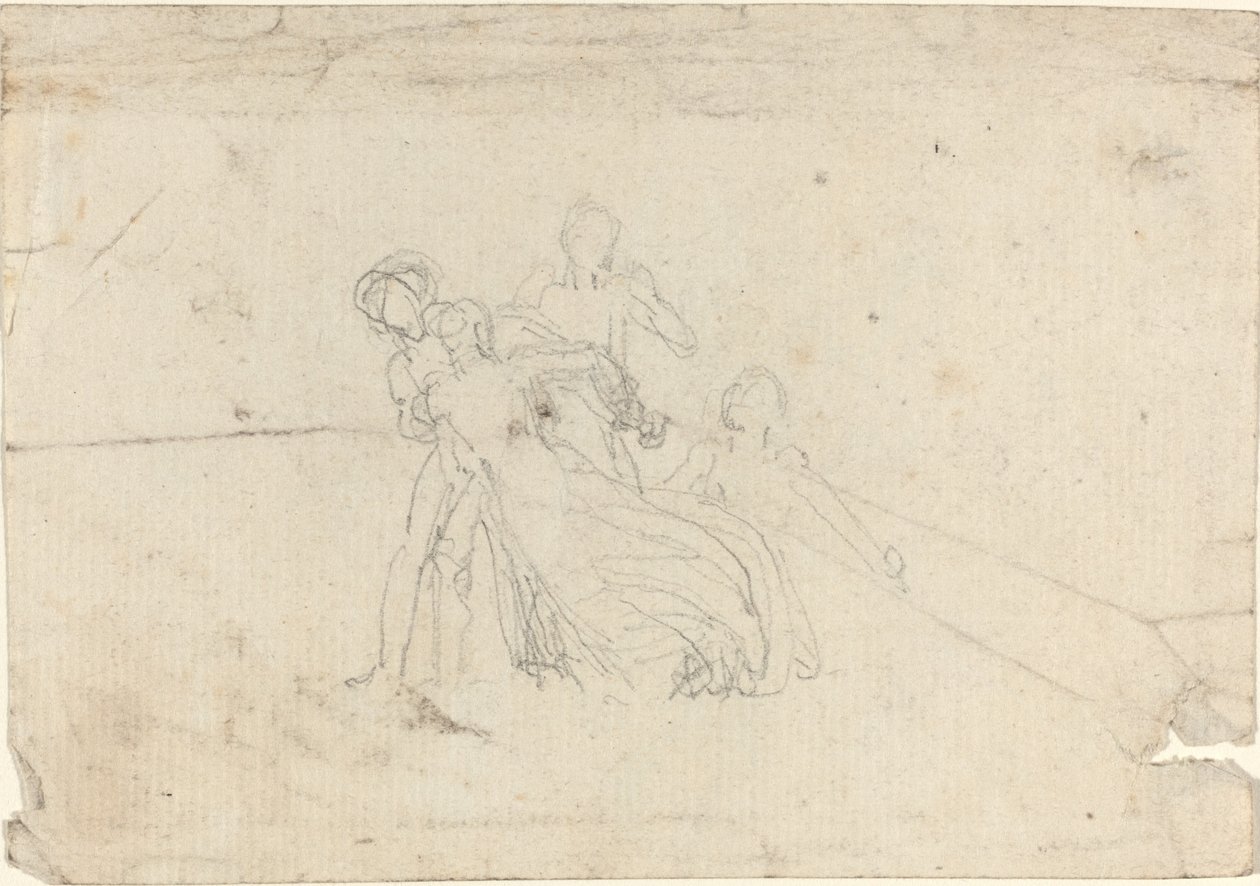 Arkusz studiów [recto i verso] autorstwa John Flaxman