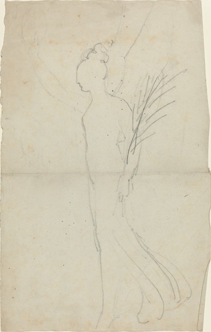 Krocząca samica z dłonią autorstwa John Flaxman
