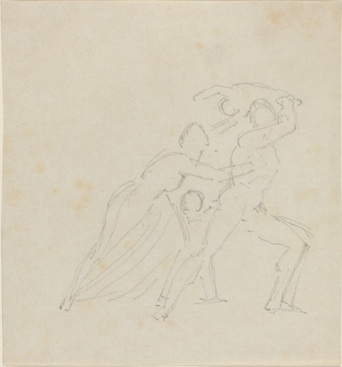 Studium do „Wściekłości Atamas” autorstwa John Flaxman