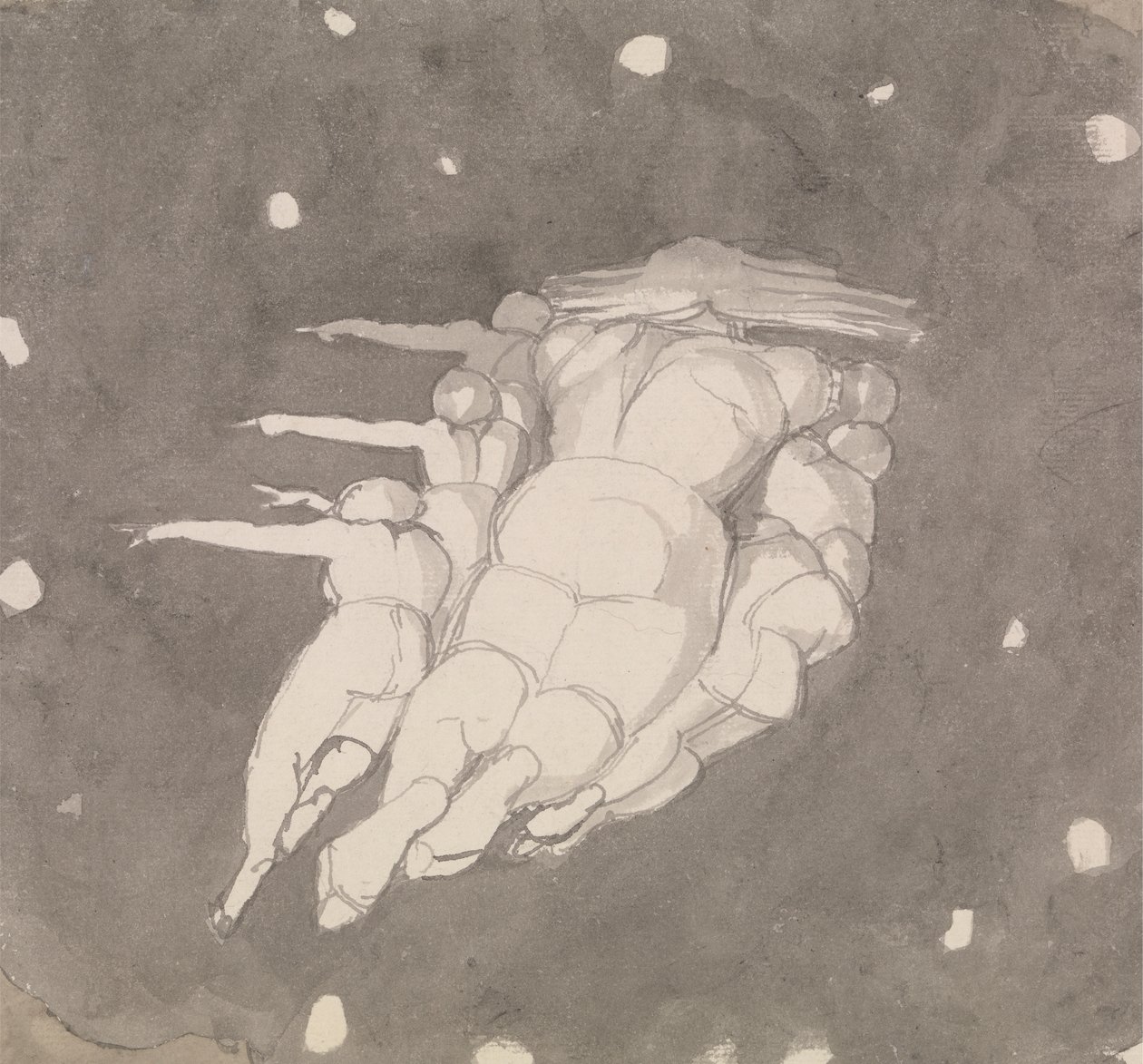 Stworzenie niebios autorstwa John Flaxman