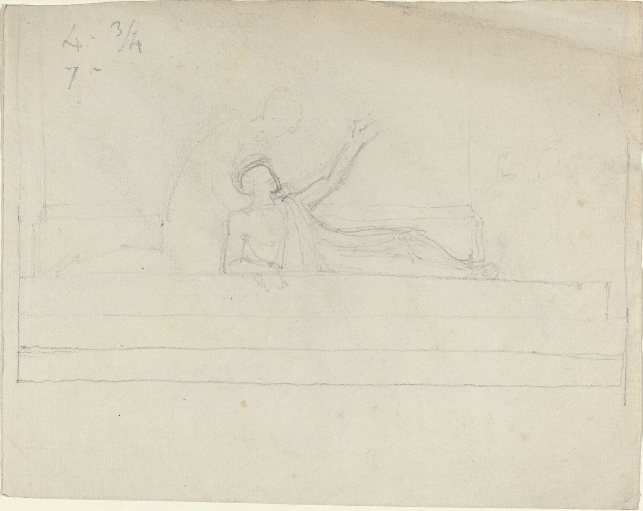 Dwie greckie postacie klasyczne autorstwa John Flaxman