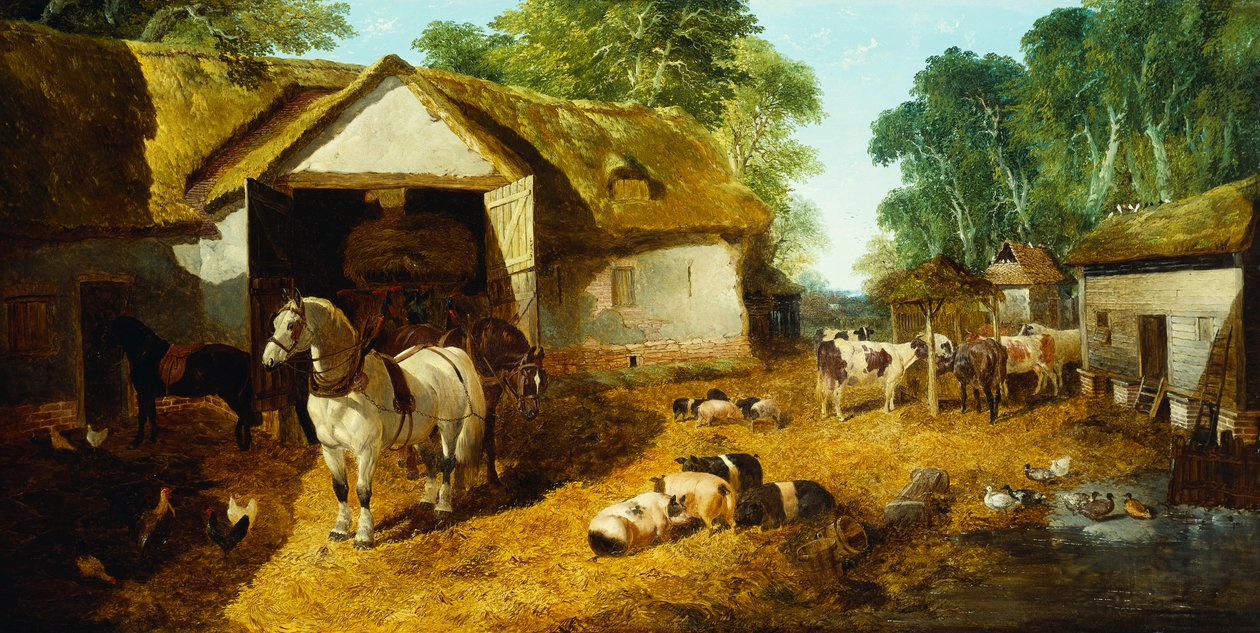 Gospodarstwo Meopham, 1857 autorstwa John Frederick Herring Junior