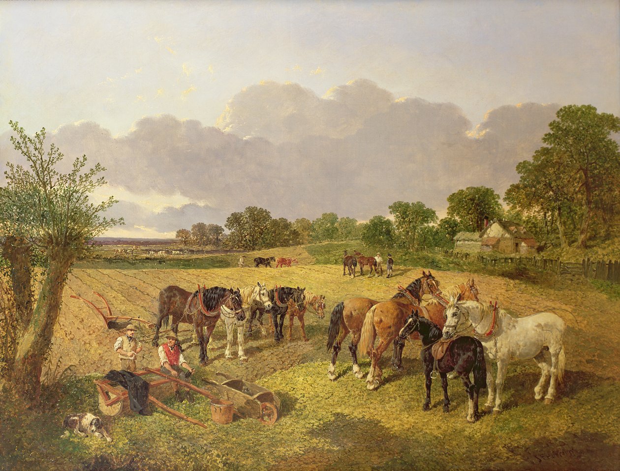 Odpoczynkowy zespół pługa autorstwa John Frederick Herring Senior