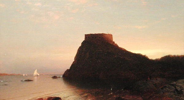 Fort Dumpling, Rhode Island autorstwa John Frederick Kensett