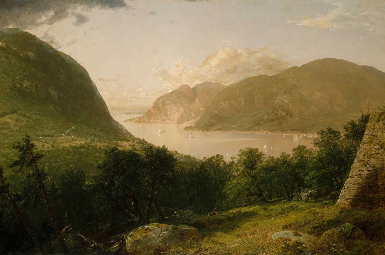 Scena rzeki Hudson, 1857. autorstwa John Frederick Kensett