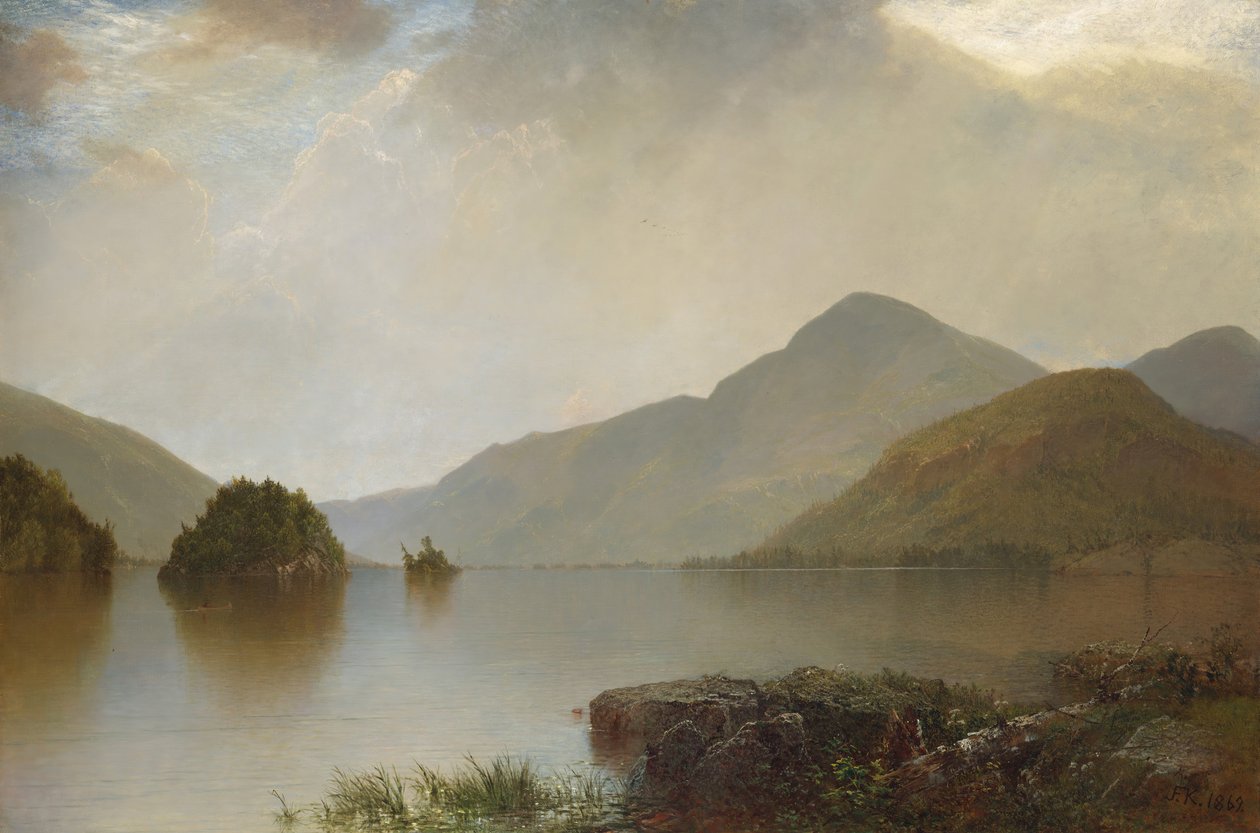 Jezioro George, 1869. autorstwa John Frederick Kensett