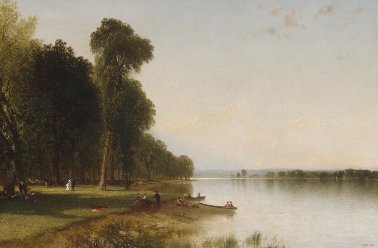 Letni dzień nad jeziorem Conesus, 1870. autorstwa John Frederick Kensett
