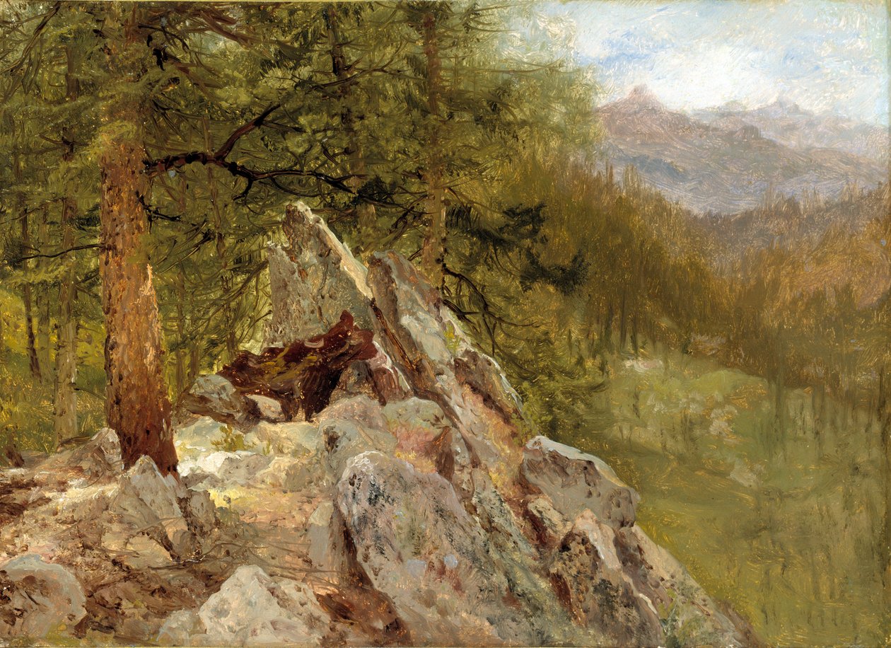 Krajobraz zachodni, 1870. autorstwa John Frederick Kensett