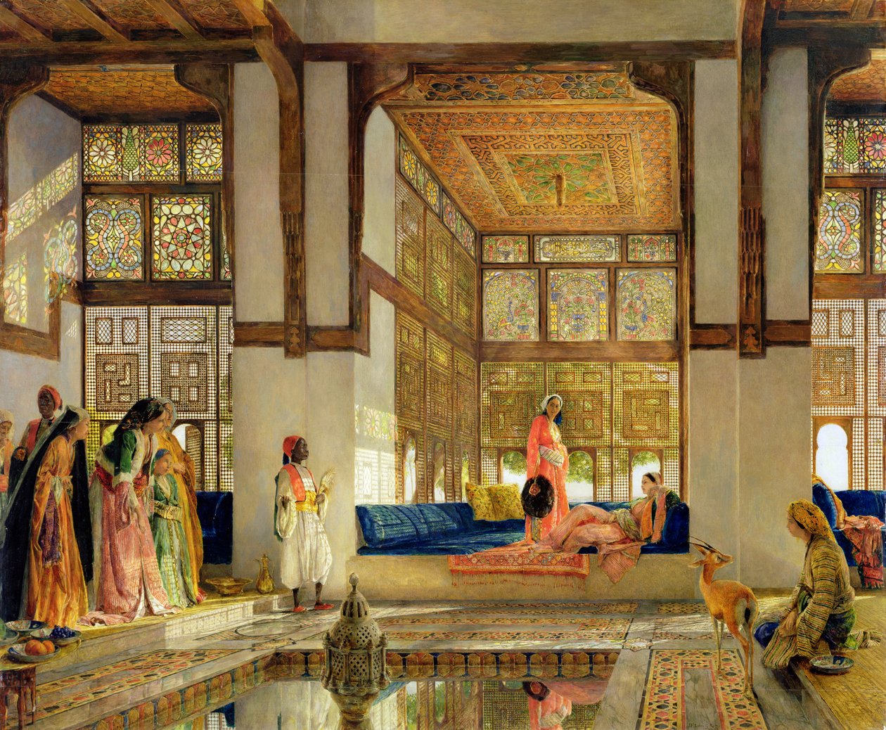 Recepcja autorstwa John Frederick Lewis