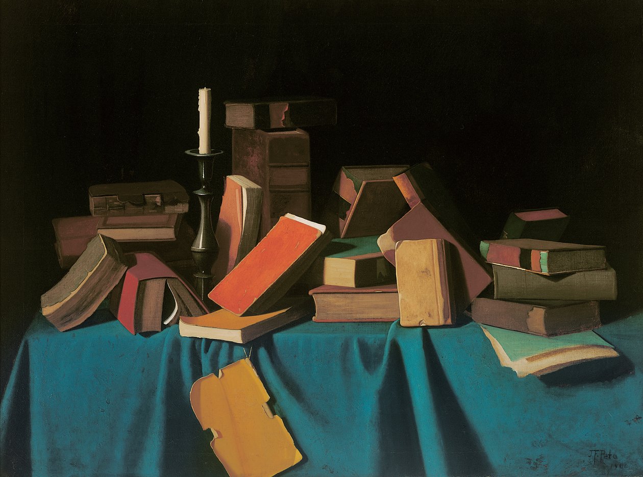 W Bibliotece, 1894-1900 autorstwa John Frederick Peto