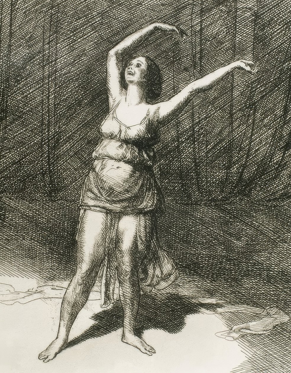 Isadora Duncan autorstwa John French Sloan