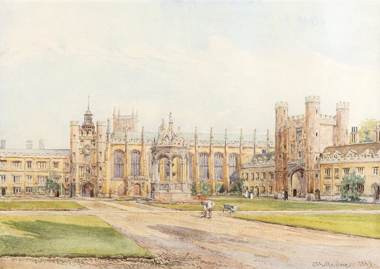Great Court, Trinity College autorstwa John Fulleylove