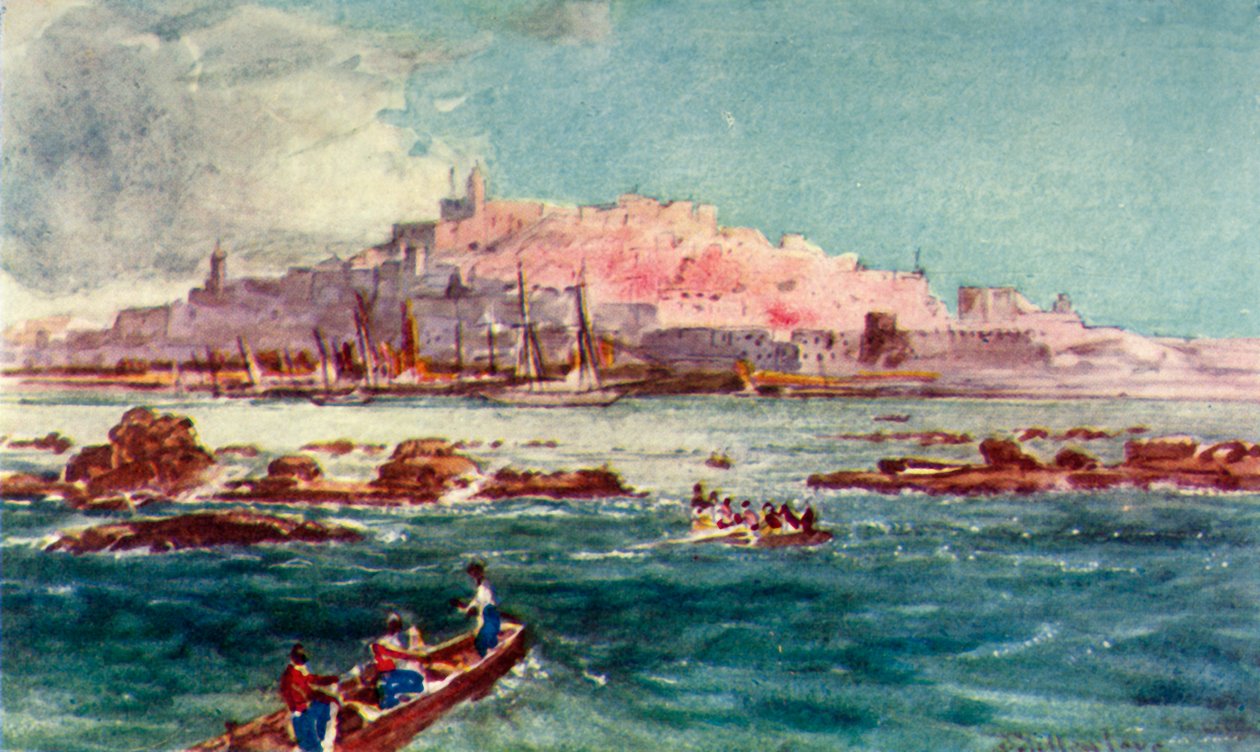 Joppa znad morza, 1902. autorstwa John Fulleylove