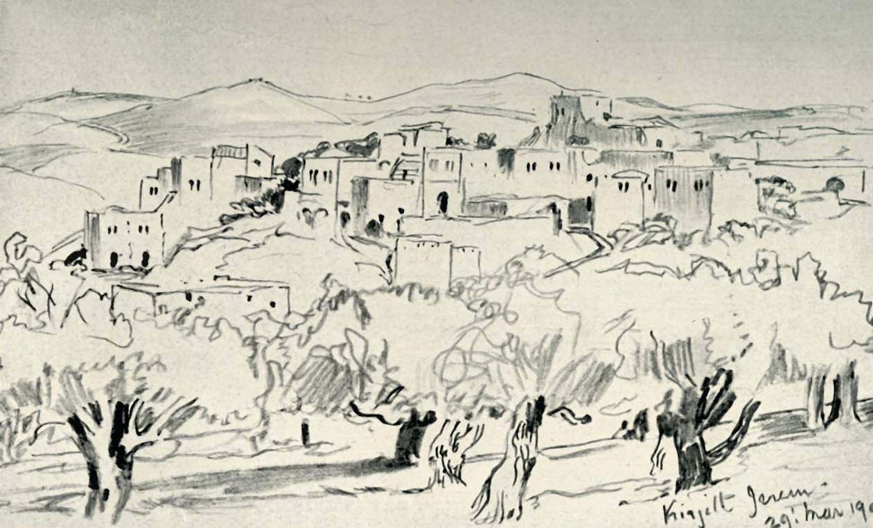 Kirjath-Jearim, 1902. autorstwa John Fulleylove