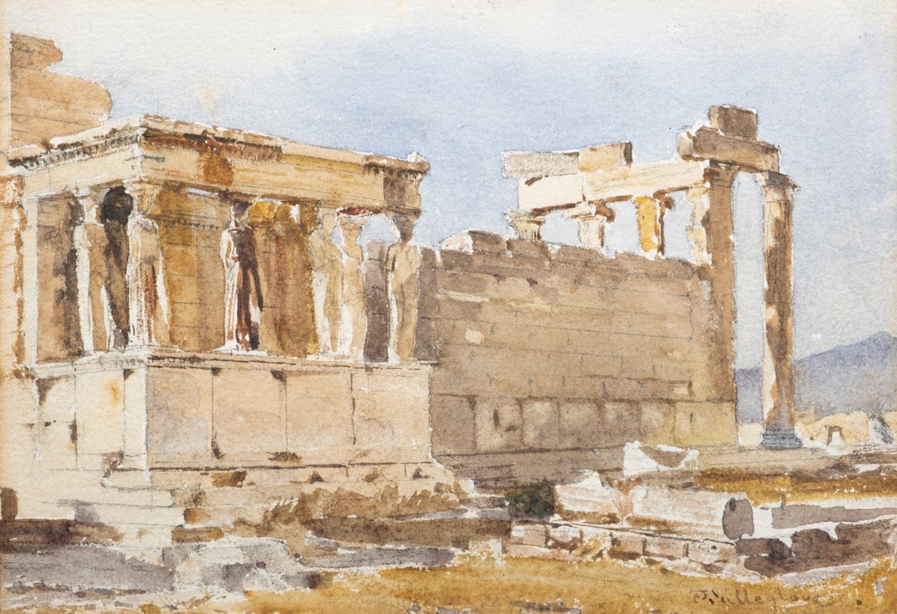 Erechtheum (akwarela) autorstwa John Fulleylove