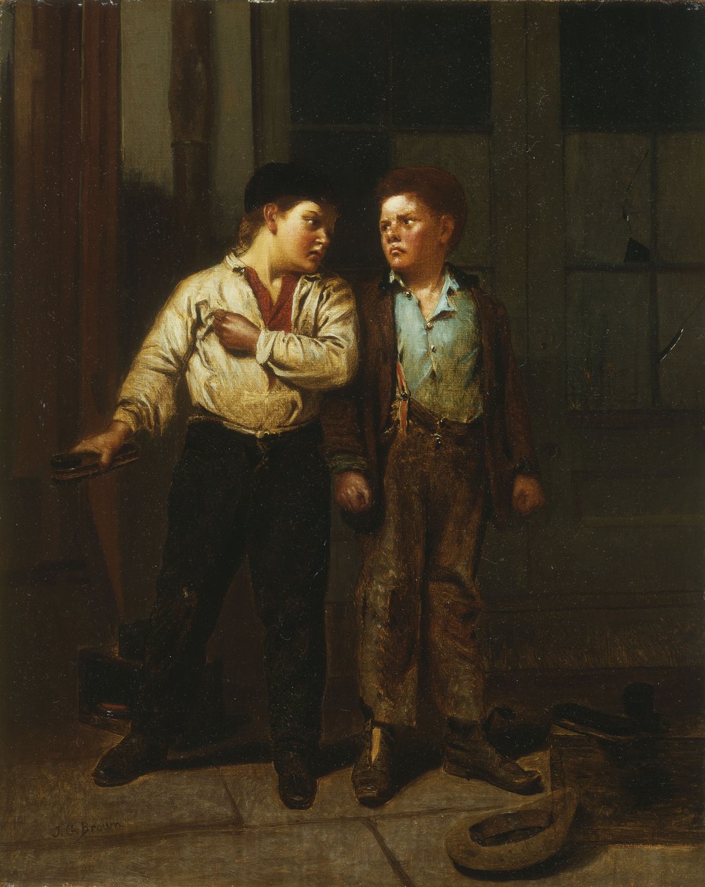 spór o terytorium, autorstwa John George Brown